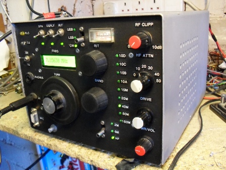 Homebrew HF, 6m, 2m multimode transceiver 